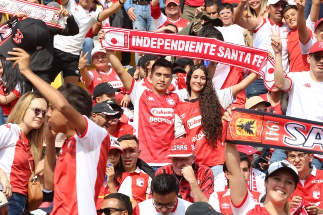 Final de ida partido Santa Fe vs DIM