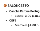 Invitación Escuelas de Formación Deportiva