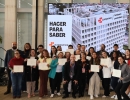 Graduandos de la primera cohorte del diplomado en IA generativa y competencias laborales del futuro