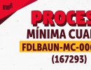 El proceso de selección de mínima cuantía No. FDLBAUN-MC-006-2026 (167293)
