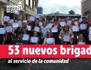Nuevos brigadistas certificados por la Alcaldía Local de Rafael Uribe Uribe