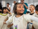 Niños indígenas en evento en Cabildo Inga