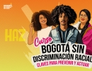 Pieza de invitación curso Bogotá sin Racismo