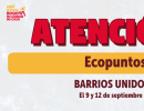 Programación de ecopuntos en Barrios Unidos