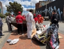 Recolección de residuos en la calle 26